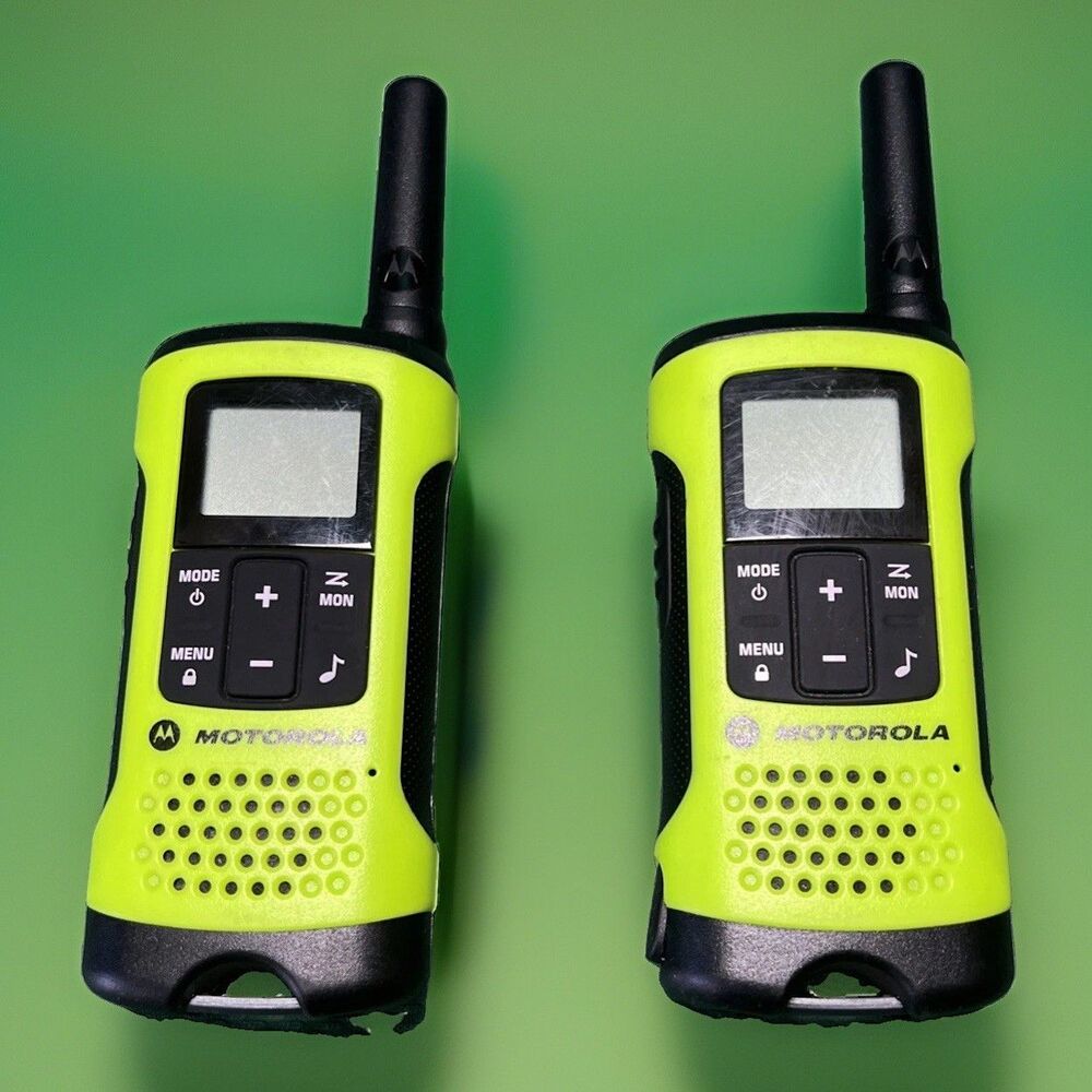 Lot Of 2 Motorola Talkabout T260TPG Weather Two Way Radio Tested